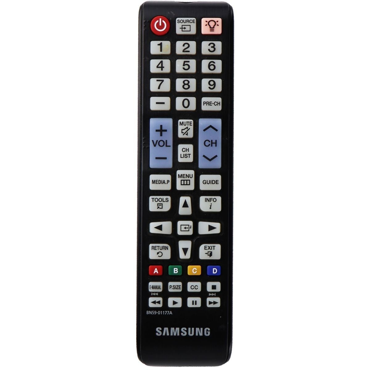 Samsung Remote Control (BN59-01177A) for Select Samsung TVs - Black TV, Video & Audio Accessories - Remote Controls Samsung - Simple Cell Bulk Wholesale Pricing - USA Seller