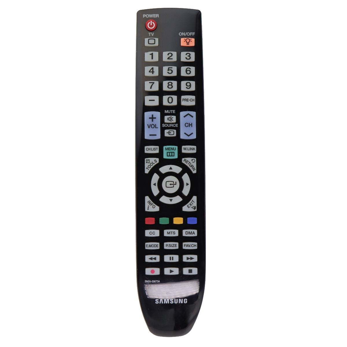 Samsung OEM Remote Control - Black (BN59-00673A) TV, Video & Audio Accessories - Remote Controls Samsung - Simple Cell Bulk Wholesale Pricing - USA Seller