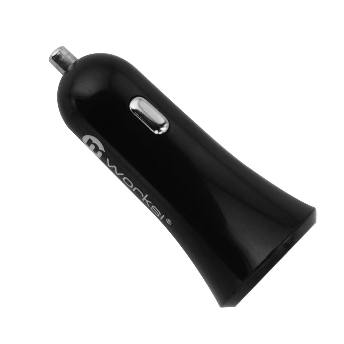 mWorks mPower 3.4 Amp Dual USB Car Charger with Micro USB Cable - Black Cell Phone - Chargers & Cradles mWorks! - Simple Cell Bulk Wholesale Pricing - USA Seller