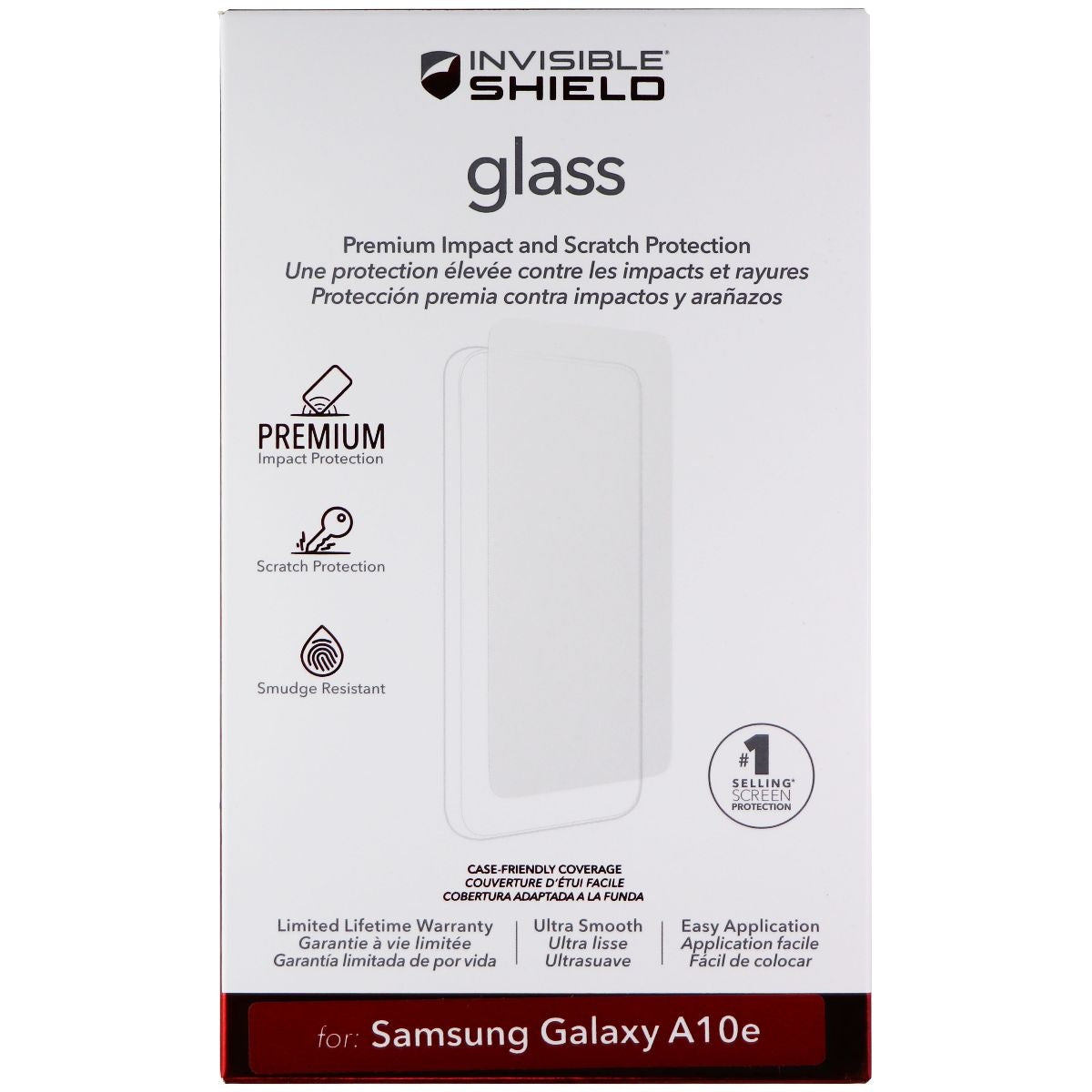 ZAGG Invisible Shield (Glass) Series Tempered Glass for Samsung Galaxy A10e Cell Phone - Screen Protectors Zagg - Simple Cell Bulk Wholesale Pricing - USA Seller