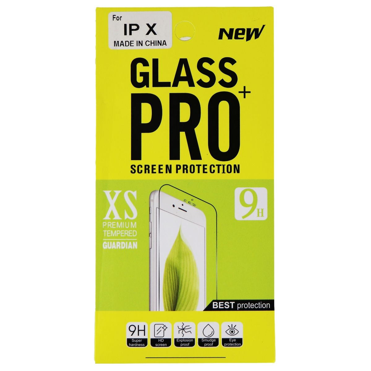 Glass Pro+ Premium Tempered Glass Screen for Apple iPhone Xs/X - Clear Cell Phone - Screen Protectors Glass Pro+ - Simple Cell Bulk Wholesale Pricing - USA Seller