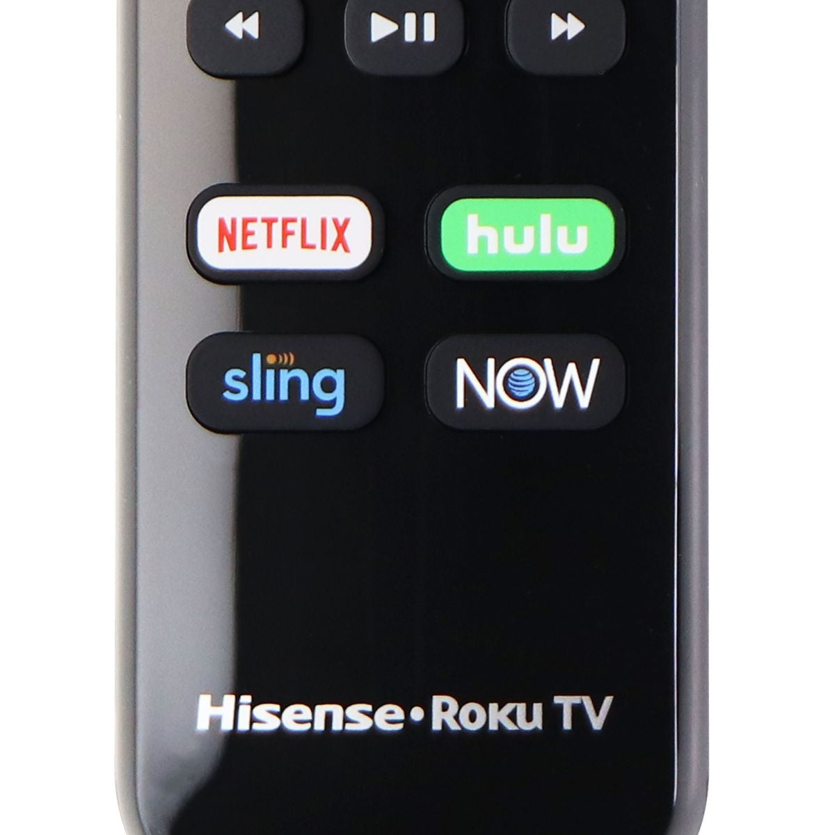 Hisense OEM Remote Control (Netflix/Hulu/Sling/Now) - Black (HU-RCRUS-20) TV, Video & Audio Accessories - Remote Controls Hisense - Simple Cell Bulk Wholesale Pricing - USA Seller
