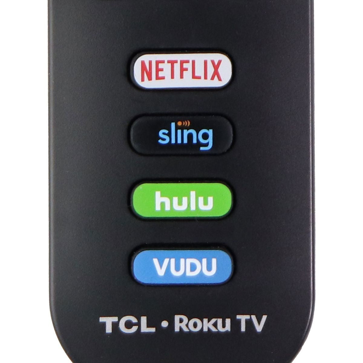 TCL Remote Control (KL2SQQSO) for TCL TVs - Black (Netflix/Sling/Hulu/Vudu) TV, Video & Audio Accessories - Remote Controls TCL - Simple Cell Bulk Wholesale Pricing - USA Seller