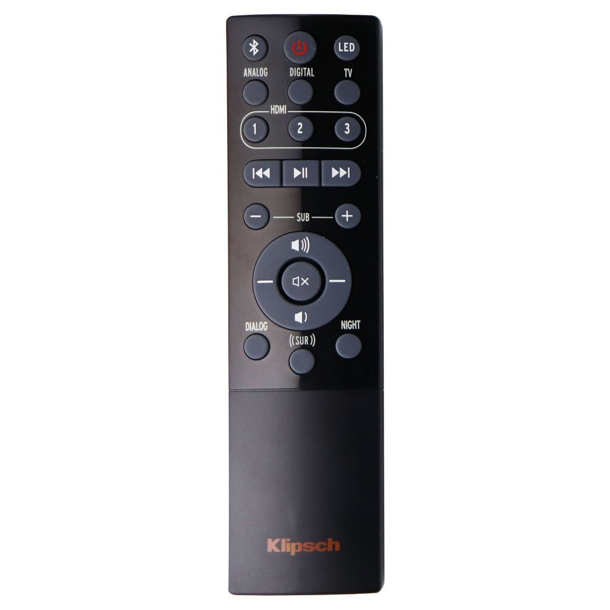 Klipsch Remote Control (2NZUQ3S0) for Select Klipsch Systems - Black TV, Video & Audio Accessories - Remote Controls Klipsch - Simple Cell Bulk Wholesale Pricing - USA Seller