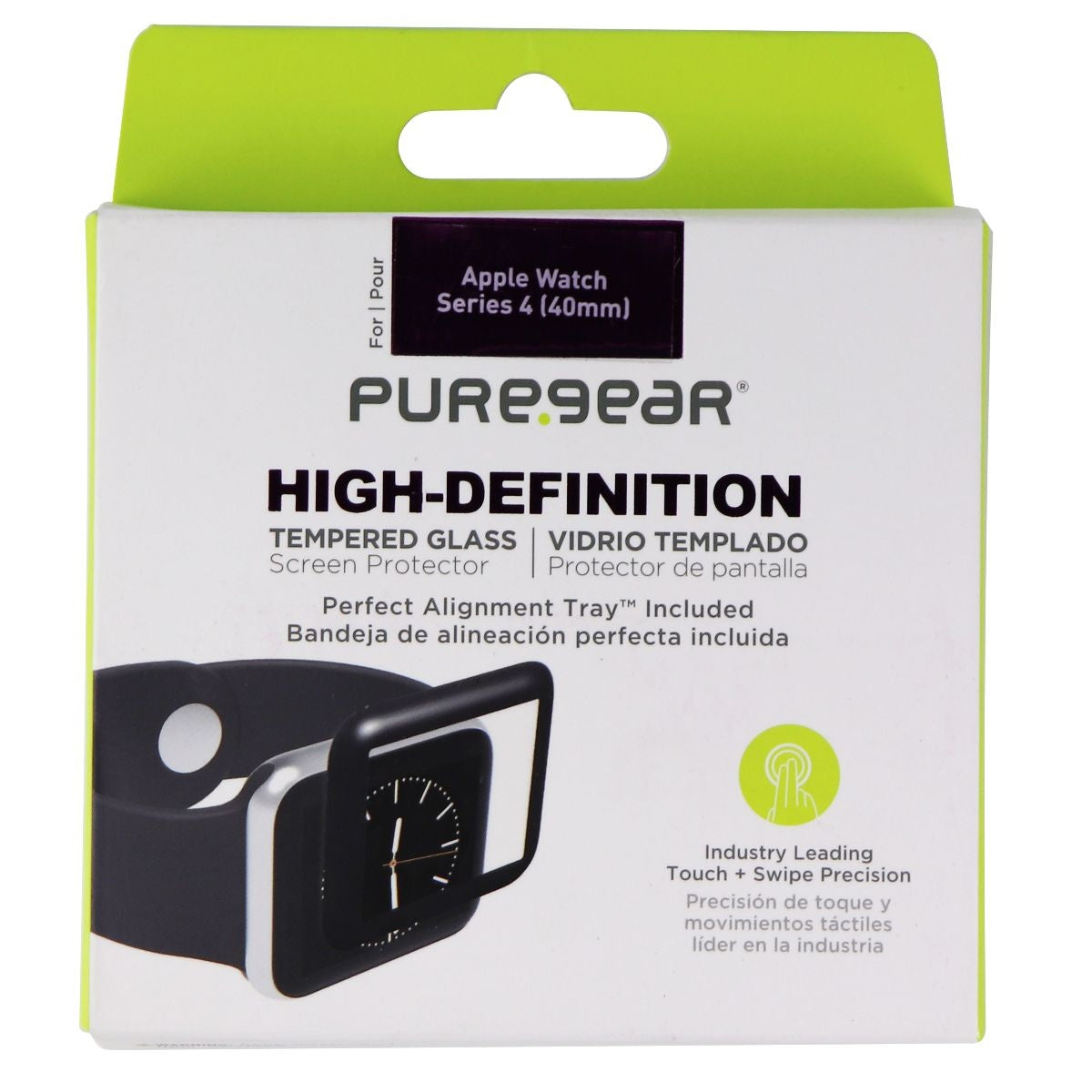 PureGear HD Tempered Glass Screen Protector for Apple Watch Series 6/SE/5/4 40mm Smart Watch Accessories - Screen Protectors PureGear - Simple Cell Bulk Wholesale Pricing - USA Seller