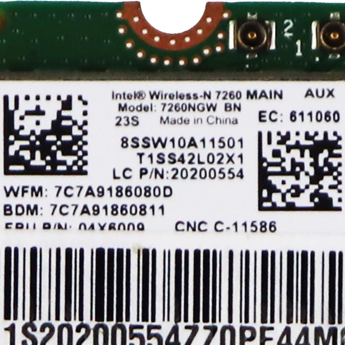 Lenovo 20200480 Bt Ngff Wlan Card Replacement Parts & Tools - Tools & Repair Kits Lenovo - Simple Cell Bulk Wholesale Pricing - USA Seller