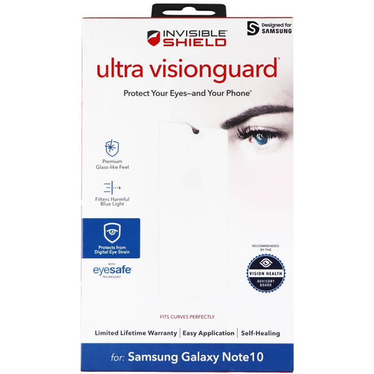 ZAGG InvisibleShield Ultra VisionGuard Screen Protector for Samsung Note 10 Cell Phone - Screen Protectors Zagg - Simple Cell Bulk Wholesale Pricing - USA Seller