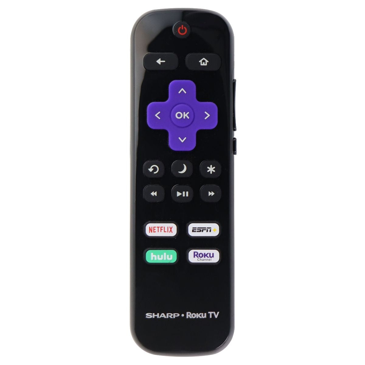 Sharp Remote Control (LC-RCRUDUS-21) for Sharp TV Netflix/ESPN/Hulu - Black TV, Video & Audio Accessories - Remote Controls SHARP - Simple Cell Bulk Wholesale Pricing - USA Seller
