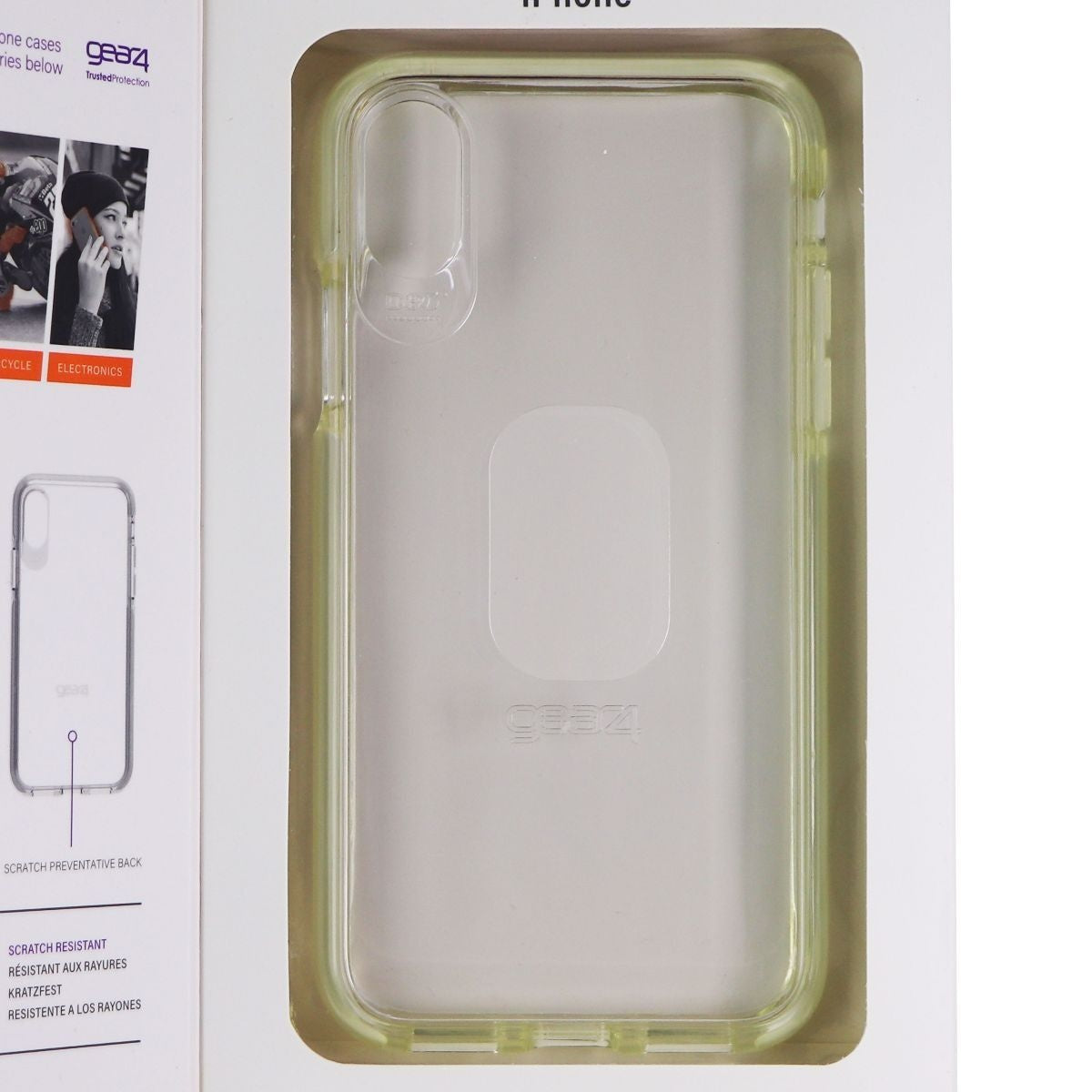 ZAGG Piccadilly Series Hybrid Case with D30 for Apple iPhone Xs/X - Clear/White Cell Phone - Cases, Covers & Skins Zagg - Simple Cell Bulk Wholesale Pricing - USA Seller