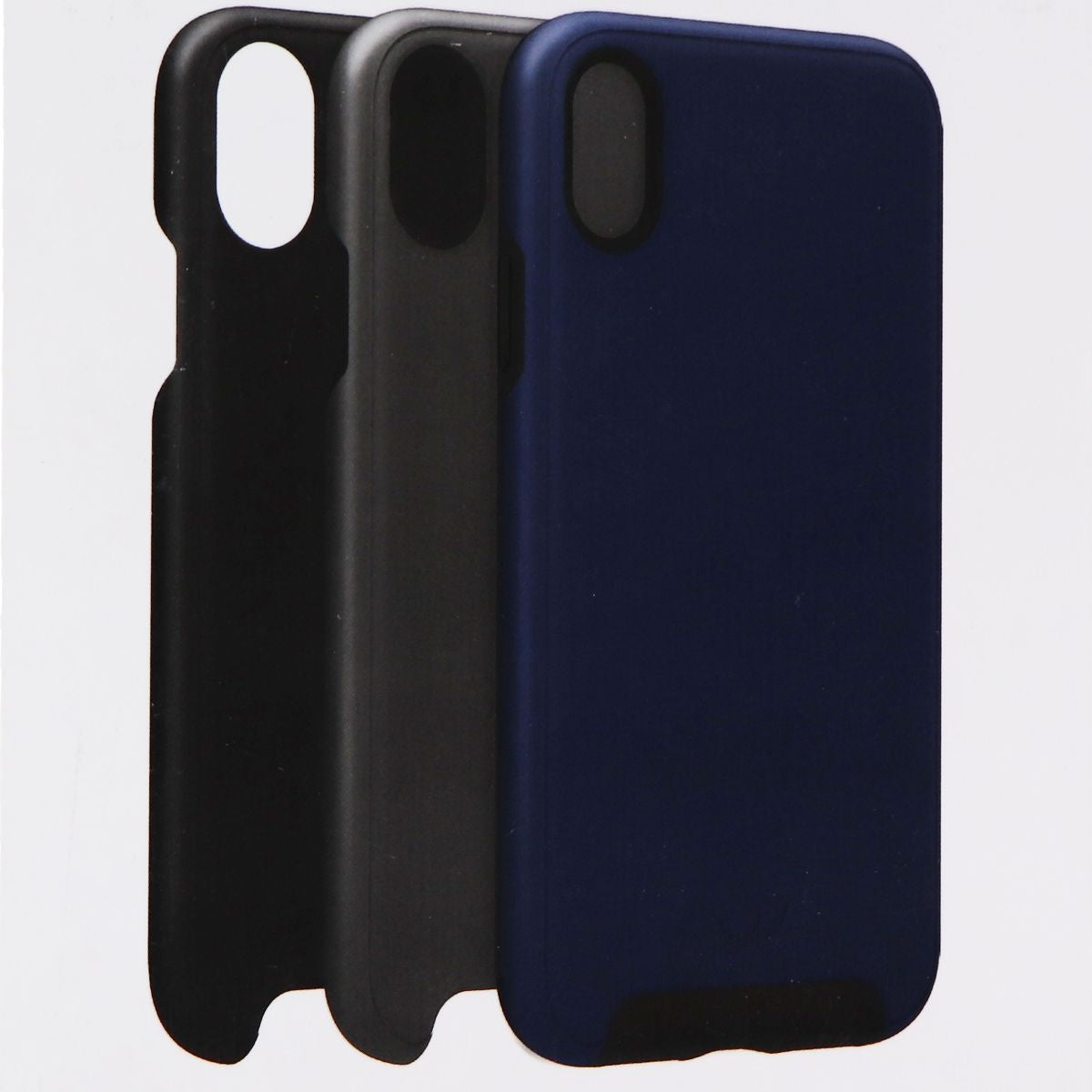 Nimbus9 LifeStyle Kit Cases (3 Pack) for iPhone Xs & X - Blue, Gray, Black