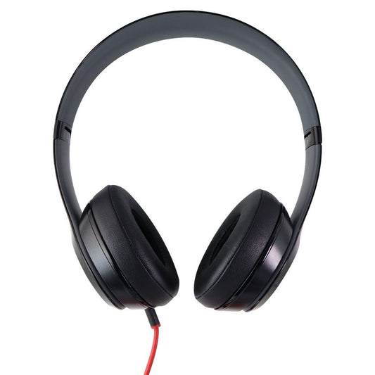 Beats by Dr. Dre Solo 2 (WIRED) On-Ear Headphones - Black/Red (MH8W2AM/A, B0518) Portable Audio - Headphones Beats by Dr. Dre - Simple Cell Bulk Wholesale Pricing - USA Seller