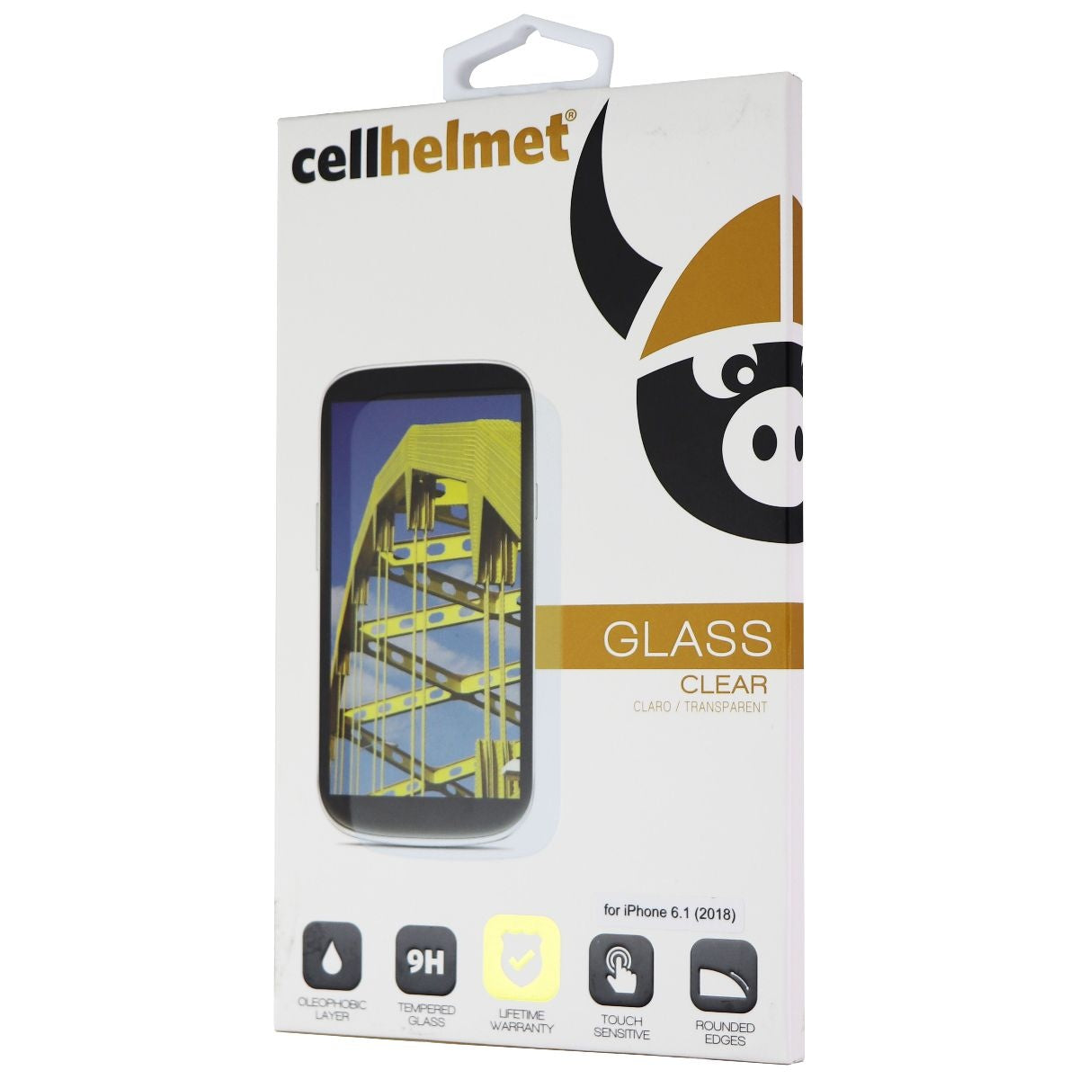 CellHelmet Tempered Glass Screen Protector for Apple iPhone XR - Clear Cell Phone - Screen Protectors CellHelmet - Simple Cell Bulk Wholesale Pricing - USA Seller