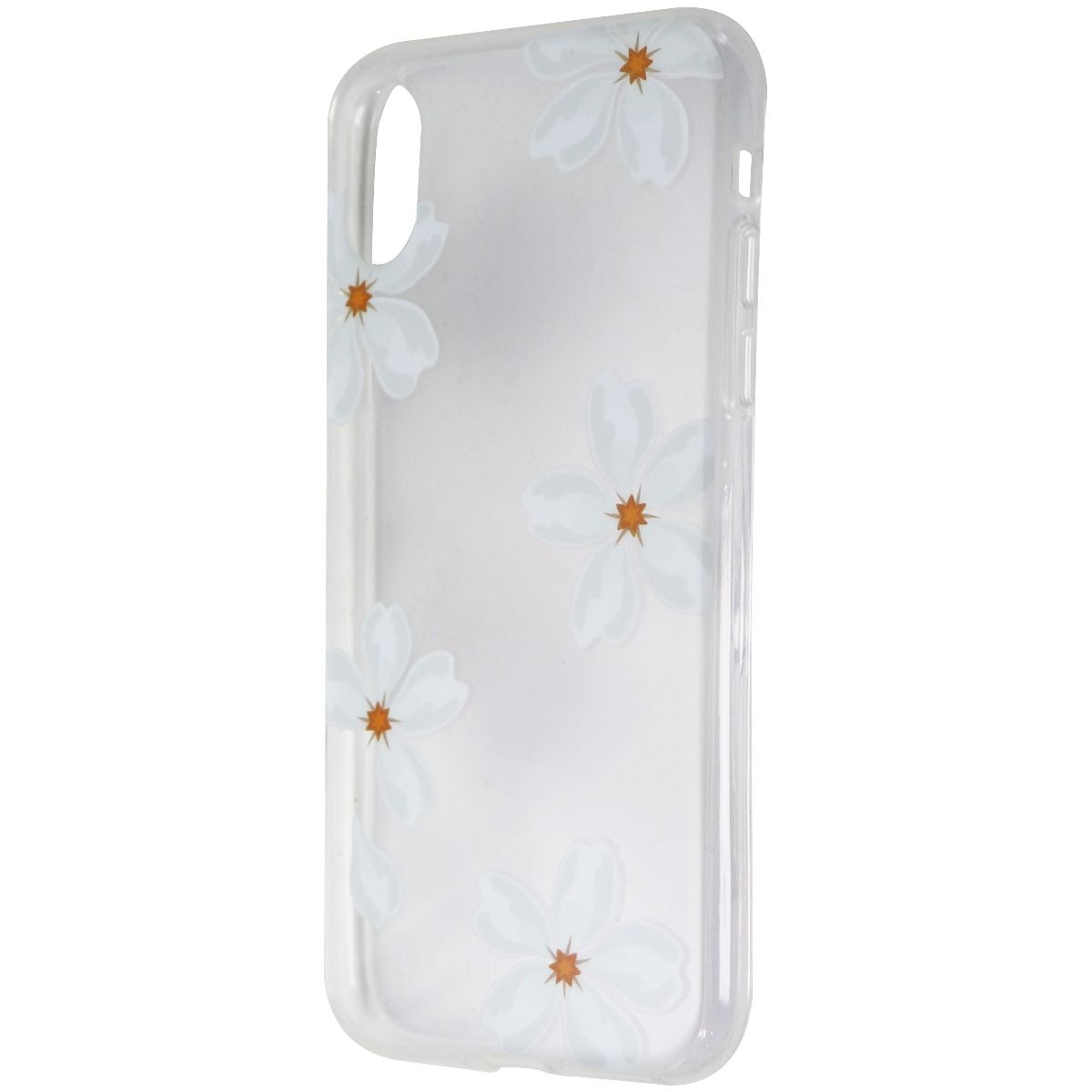 Flavr iPlate Case for Apple iPhone XS / iPhone X - White Petals Cell Phone - Cases, Covers & Skins Flavr - Simple Cell Bulk Wholesale Pricing - USA Seller