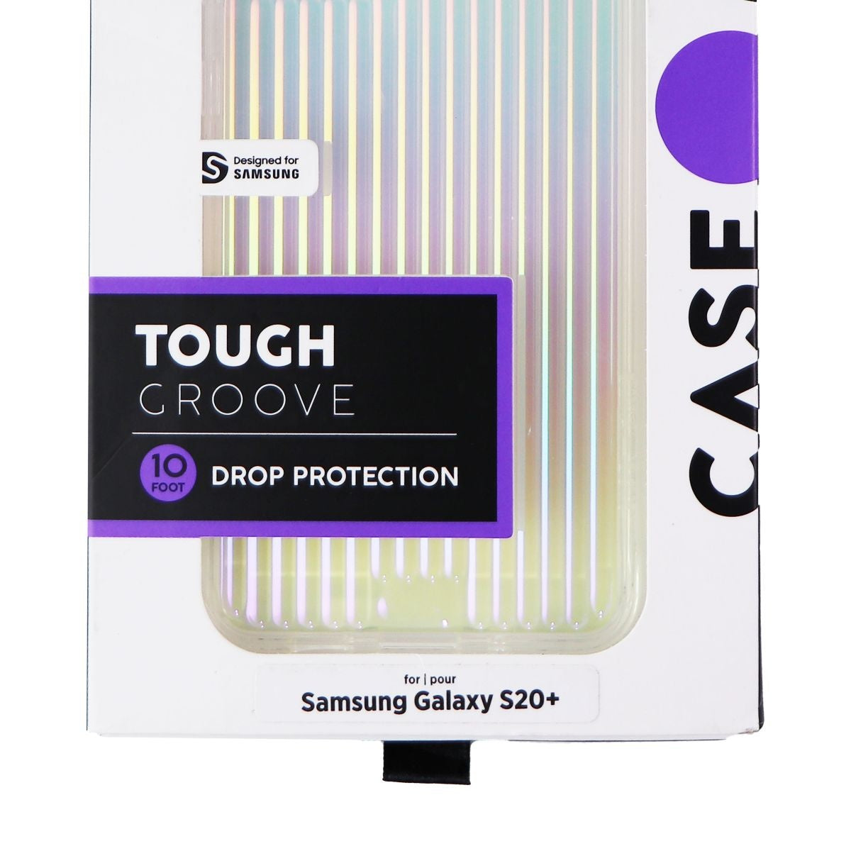 Case-Mate Tough Groove Hybrid Case for Samsung Galaxy (S20+) - Iridescent Cell Phone - Cases, Covers & Skins Case-Mate - Simple Cell Bulk Wholesale Pricing - USA Seller