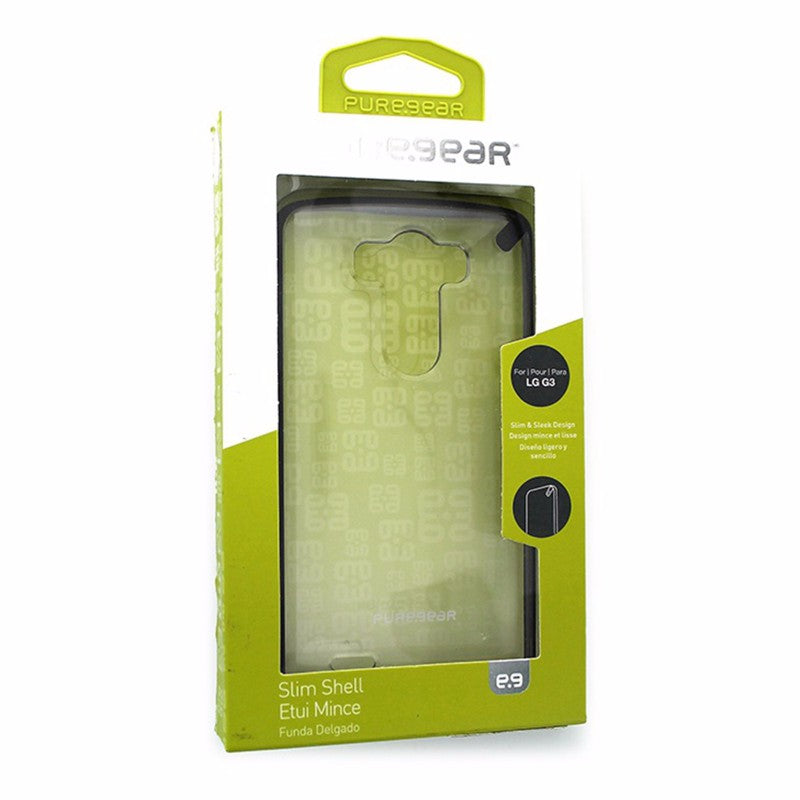 PureGear Slim Shell Case for LG G3 Clear w/ Black Trim Cell Phone - Cases, Covers & Skins PureGear - Simple Cell Bulk Wholesale Pricing - USA Seller