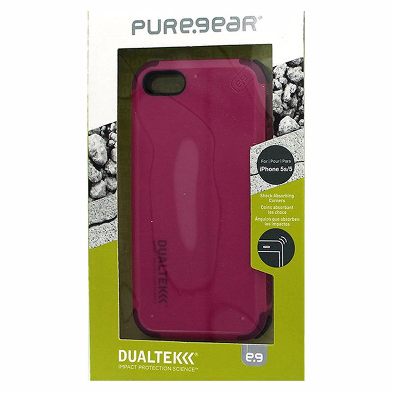 PureGear DualTek Series Hybrid Case for Apple iPhone SE / 5s / 5 - Pink