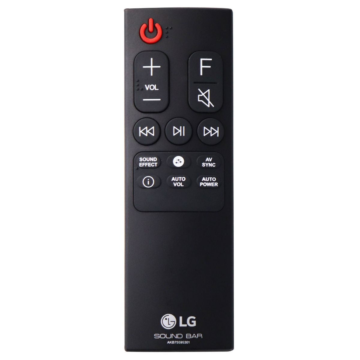 LG Remote Control (AKB75595301) for Select LG Soundbars - Black TV, Video & Audio Accessories - Remote Controls LG - Simple Cell Bulk Wholesale Pricing - USA Seller