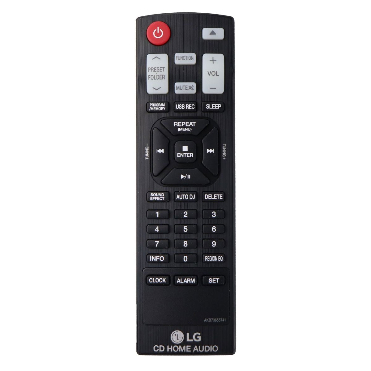 LG Remote (AKB73655741) for Select LG Home Audio Systems - Black TV, Video & Audio Accessories - Remote Controls LG - Simple Cell Bulk Wholesale Pricing - USA Seller
