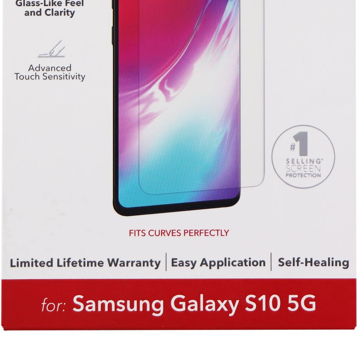 ZAGG Ultra Clear Screen Protector for Samsung Galaxy S10 5G - Clear Cell Phone - Screen Protectors Zagg - Simple Cell Bulk Wholesale Pricing - USA Seller