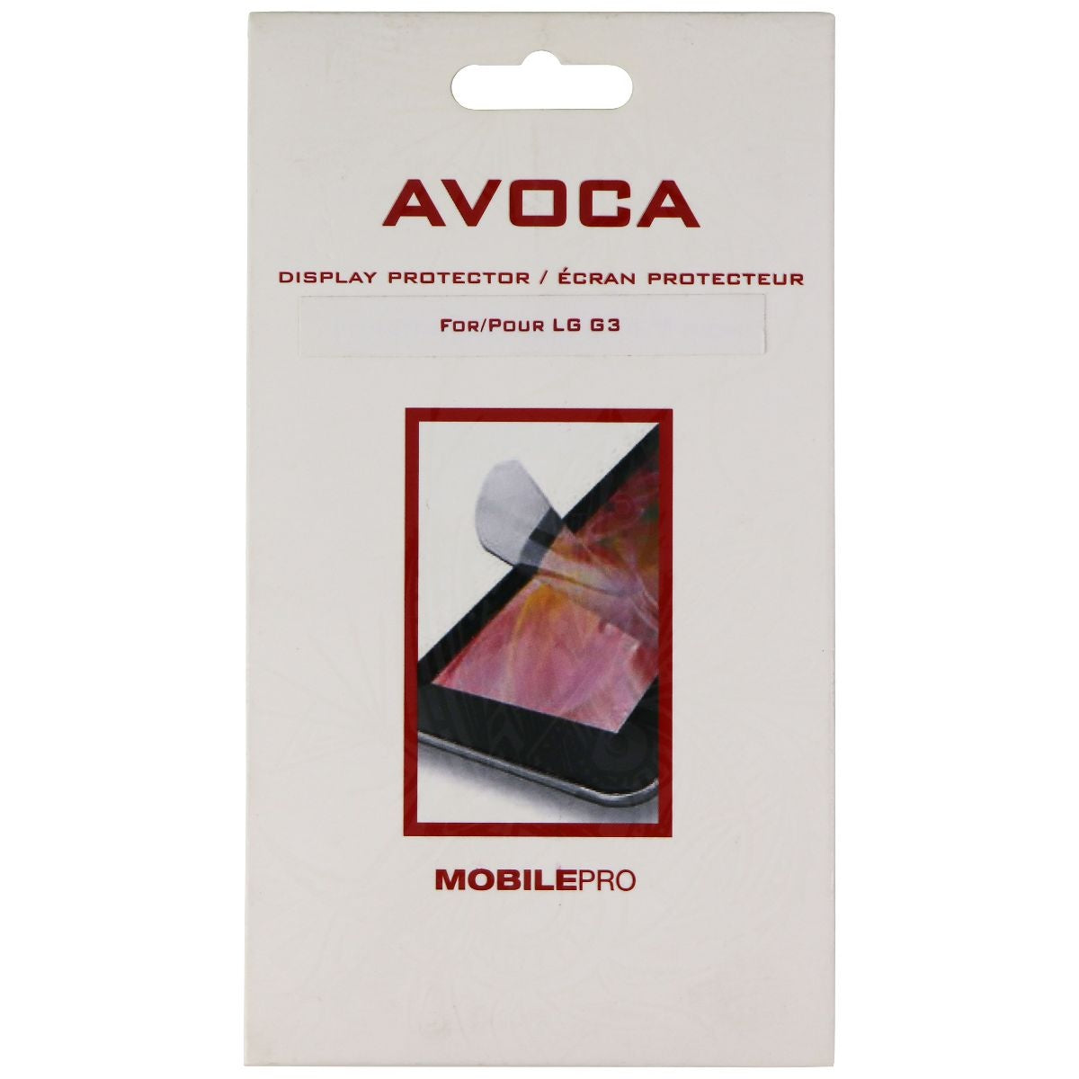 Avoca MobilePro Display Protector for LG G3 (2014) Smartphone - Clear Cell Phone - Screen Protectors Avoca - Simple Cell Bulk Wholesale Pricing - USA Seller