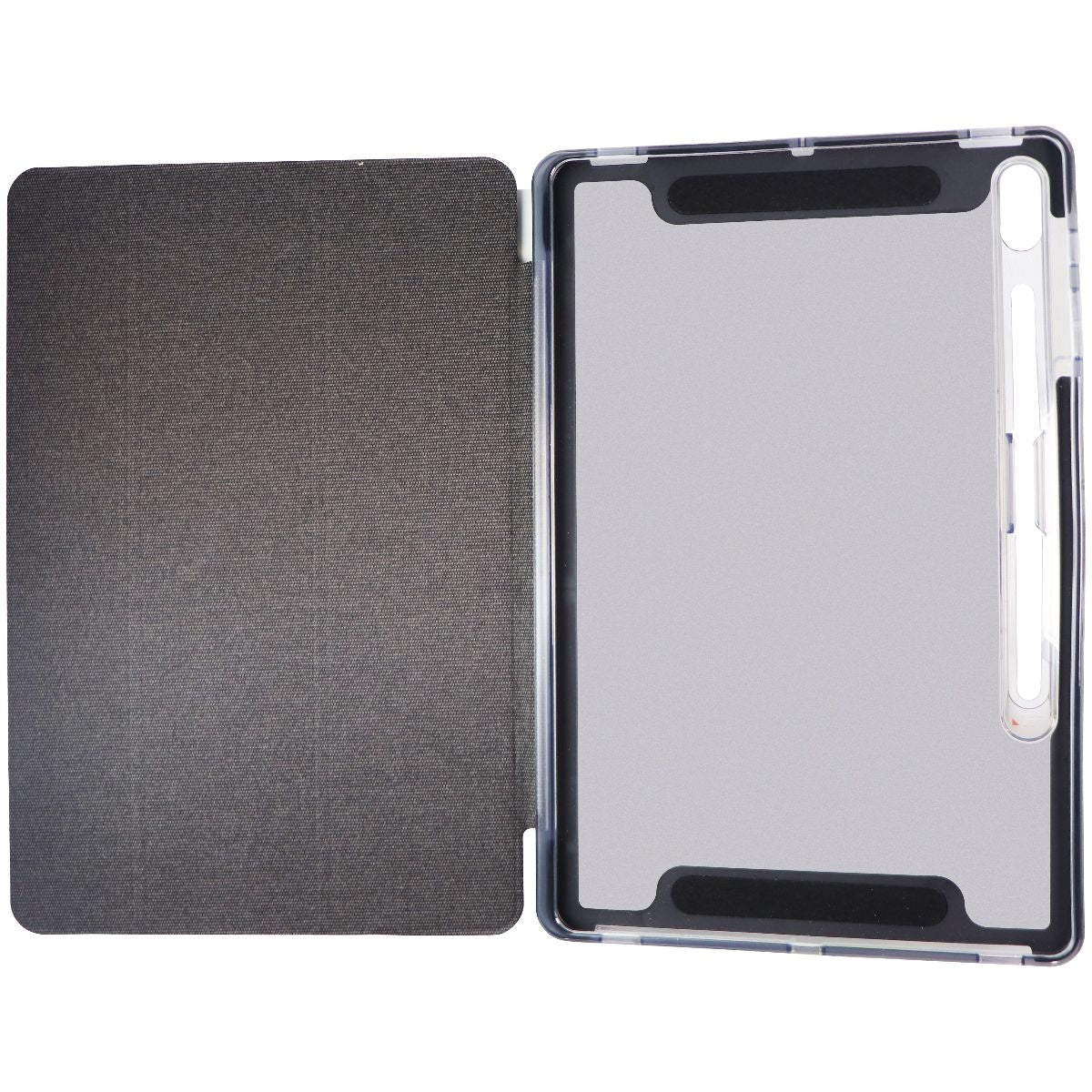 ZAGG Brompton Hybrid Folio Case for Samsung Galaxy Tab (S7+) 5G - Smoke iPad/Tablet Accessories - Cases, Covers, Keyboard Folios Zagg - Simple Cell Bulk Wholesale Pricing - USA Seller