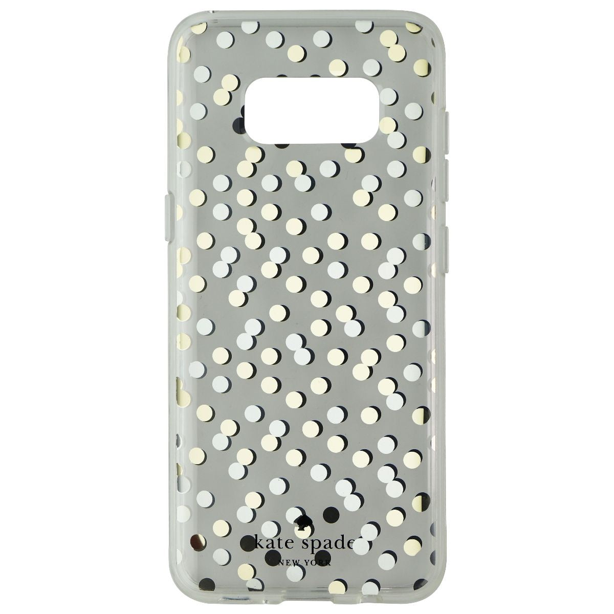 Kate Spade Hardshell Case for Galaxy S8 - Confetti Dot Clear/Gold/Silver Cell Phone - Cases, Covers & Skins Kate Spade - Simple Cell Bulk Wholesale Pricing - USA Seller