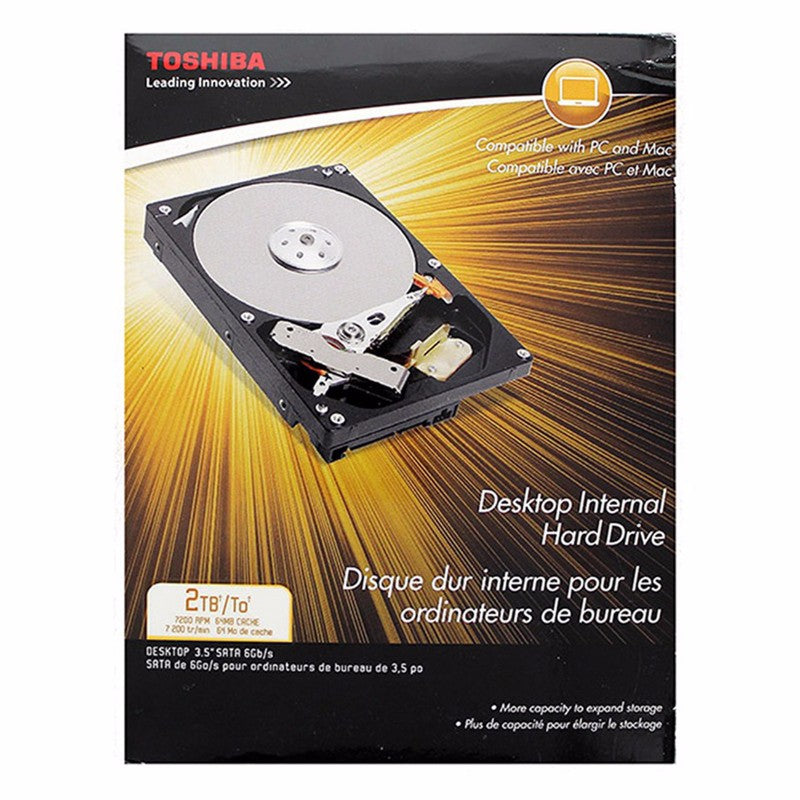 Toshiba DT01ACA200 - Internal Hard Drive - 2 TB - SATA 6Gb/s