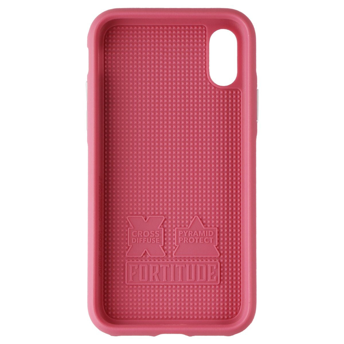 CellHelmet Fortitude Pro Series Hard Case for iPhone Xs and X - Pink Magnolia Cell Phone - Cases, Covers & Skins CellHelmet - Simple Cell Bulk Wholesale Pricing - USA Seller