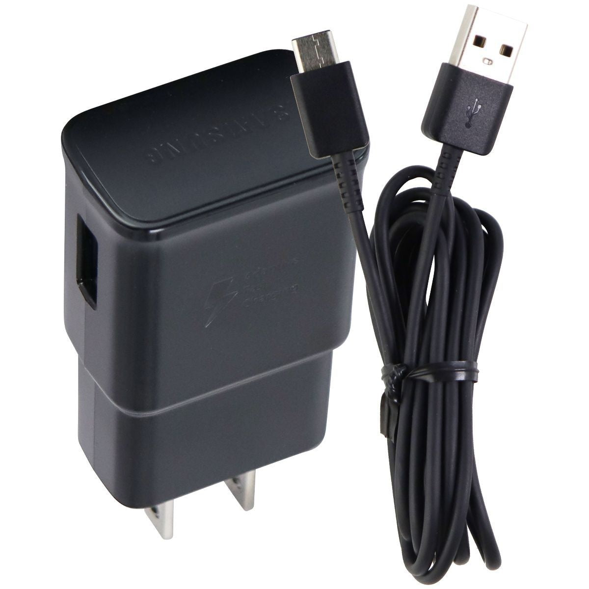 Samsung Wireless Fast Charge Pad (2021) for Qi Enabled Phones - Black (EP-P1300) Cell Phone - Chargers & Cradles Samsung Electronics - Simple Cell Bulk Wholesale Pricing - USA Seller