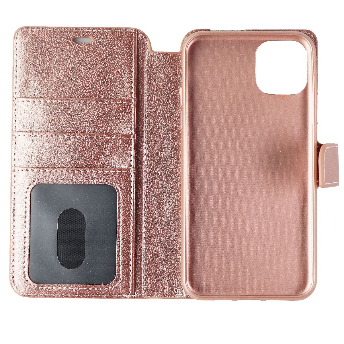 Base Wallet Folio Series Case for iPhone 11 Pro Max - Pink Cell Phone - Cases, Covers & Skins Base - Simple Cell Bulk Wholesale Pricing - USA Seller