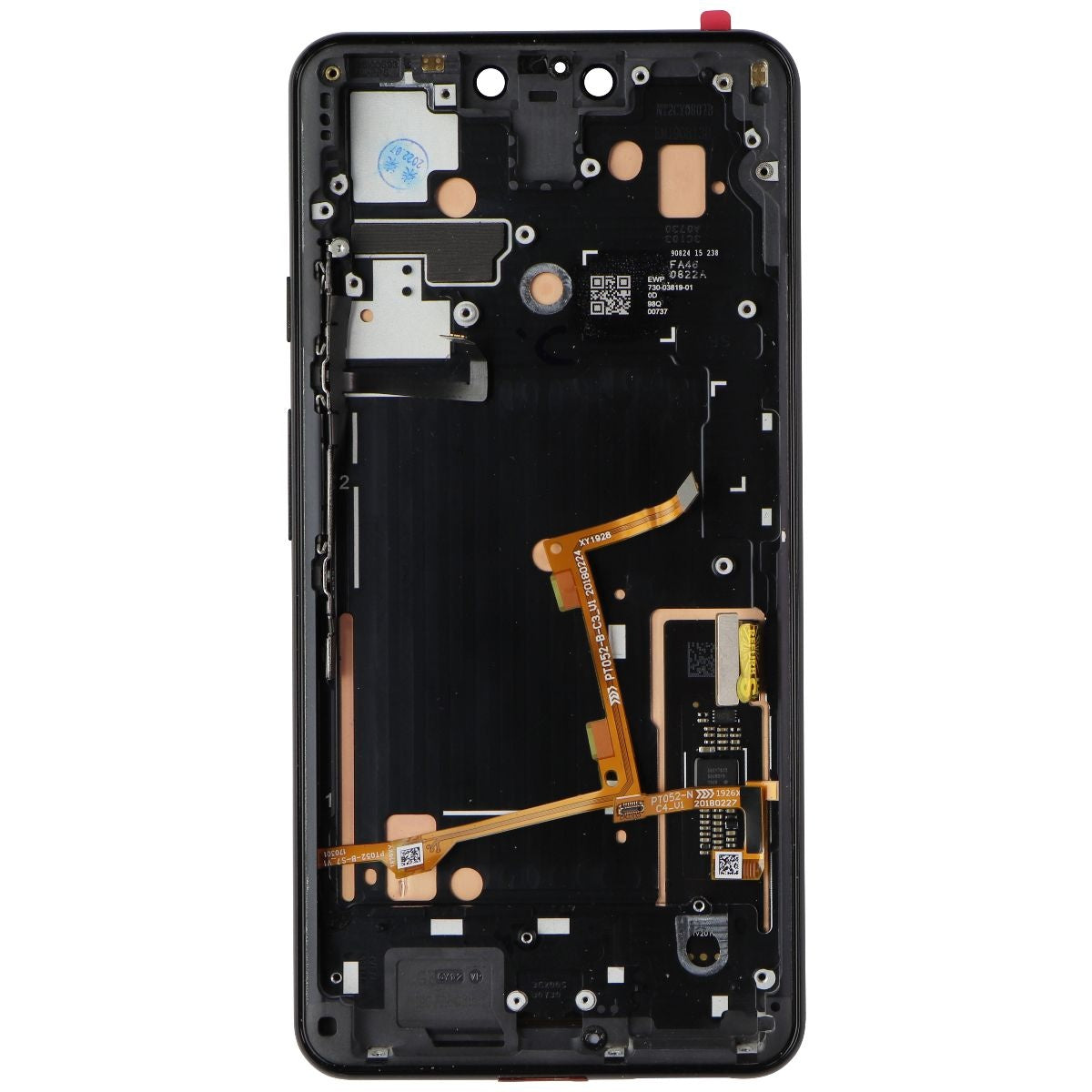 OLED Assembly with Frame Black Repair Part for Google Pixel 3 XL Cell Phone - Replacement Parts & Tools Mobile Sentrix - Simple Cell Bulk Wholesale Pricing - USA Seller