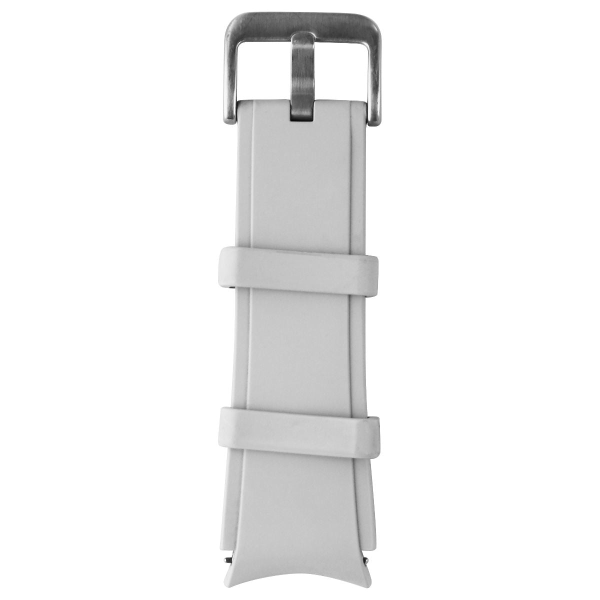 Samsung 20mm Ridge-Sport Clasp Band for Samsung Watch4 - Silver / Clasp Only Smart Watch Accessories - Watch Bands Samsung - Simple Cell Bulk Wholesale Pricing - USA Seller