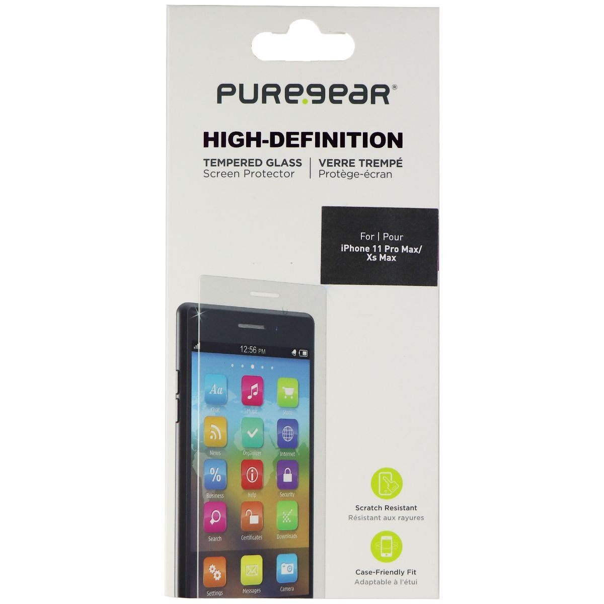 PureGear HD Tempered Glass Screen Protector for iPhone 11 Pro Max / Xs Max Cell Phone - Screen Protectors PureGear - Simple Cell Bulk Wholesale Pricing - USA Seller
