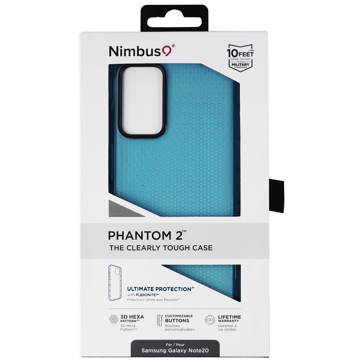 Nimbus9 Phantom 2 Series Case for Samsung Galaxy Note20 - Pacific Blue Cell Phone - Cases, Covers & Skins Nimbus9 - Simple Cell Bulk Wholesale Pricing - USA Seller