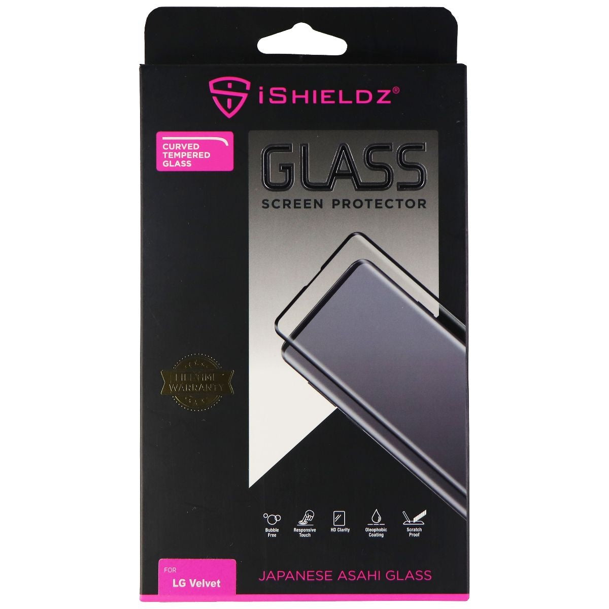iShieldz Asahi Tempered Glass Screen Protector for LG Velvet - Clear Cell Phone - Screen Protectors iShieldz - Simple Cell Bulk Wholesale Pricing - USA Seller