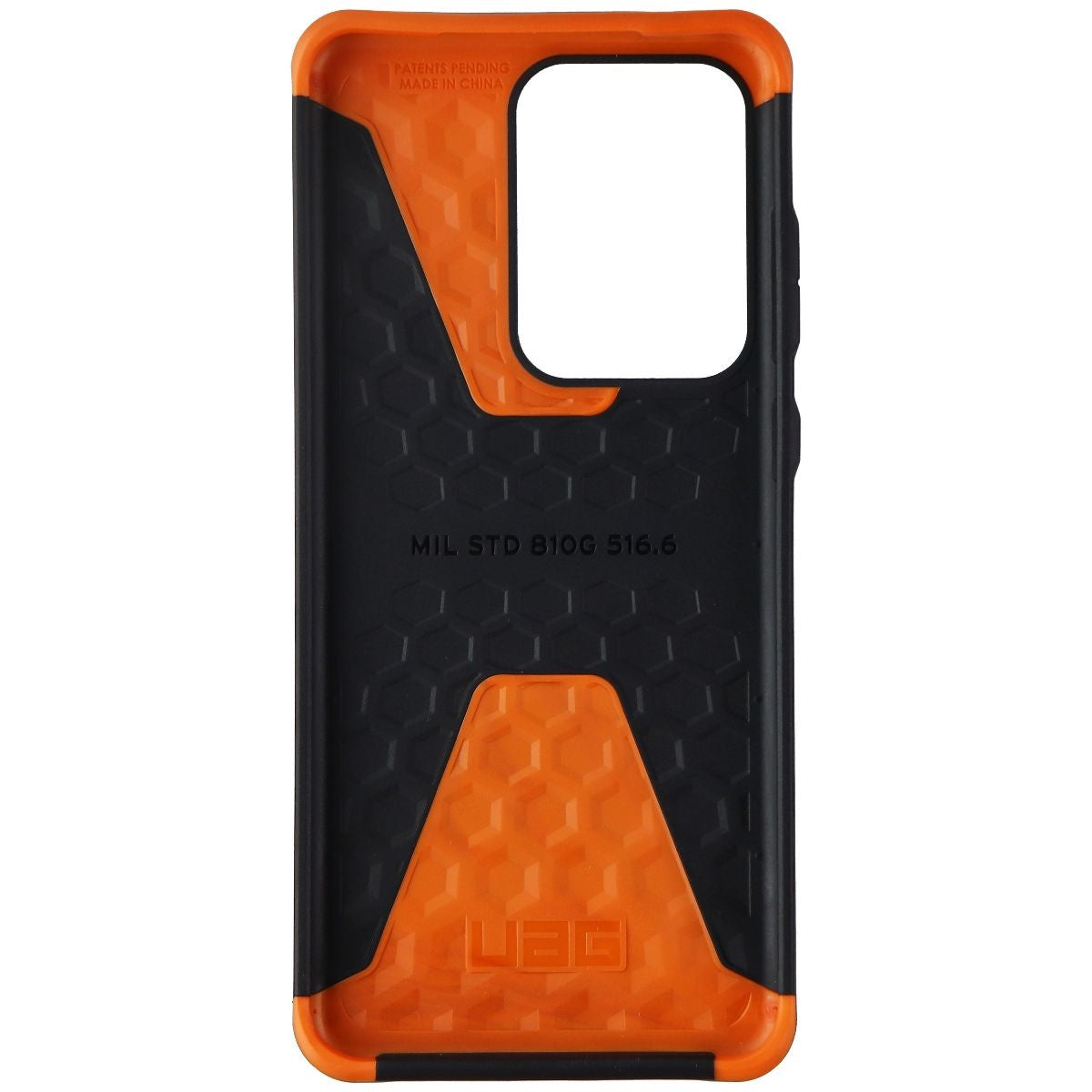 UAG Civilian Series Case for Samsung Galaxy S20 Ultra - Black/Orange Cell Phone - Cases, Covers & Skins Urban Armor Gear - Simple Cell Bulk Wholesale Pricing - USA Seller