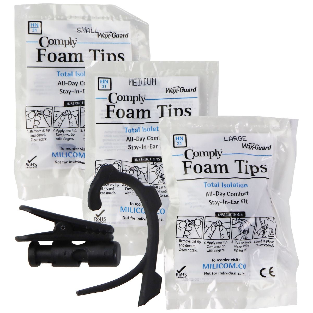 Verizon Milicom In-Ear (3.5mm) Smart 2-in-1 EarPhone/PTT Headset (Android) Cell Phone - Headsets Verizon - Simple Cell Bulk Wholesale Pricing - USA Seller