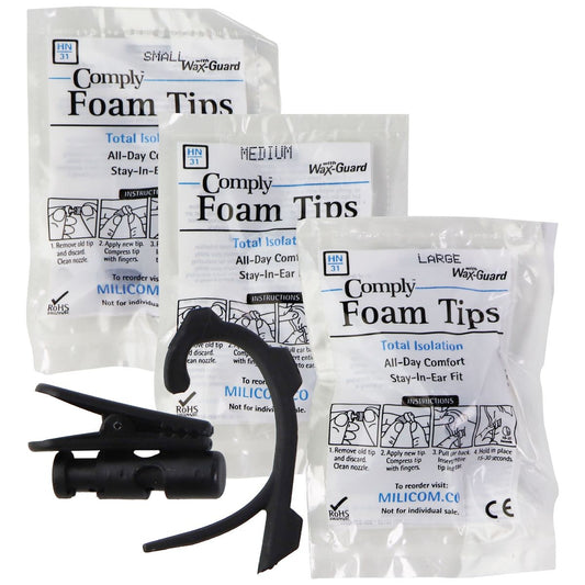 Verizon Milicom In-Ear (3.5mm) Smart 2-in-1 Ear Phone/PTT Headset (iOS Model) Cell Phone - Headsets Milicom - Simple Cell Bulk Wholesale Pricing - USA Seller