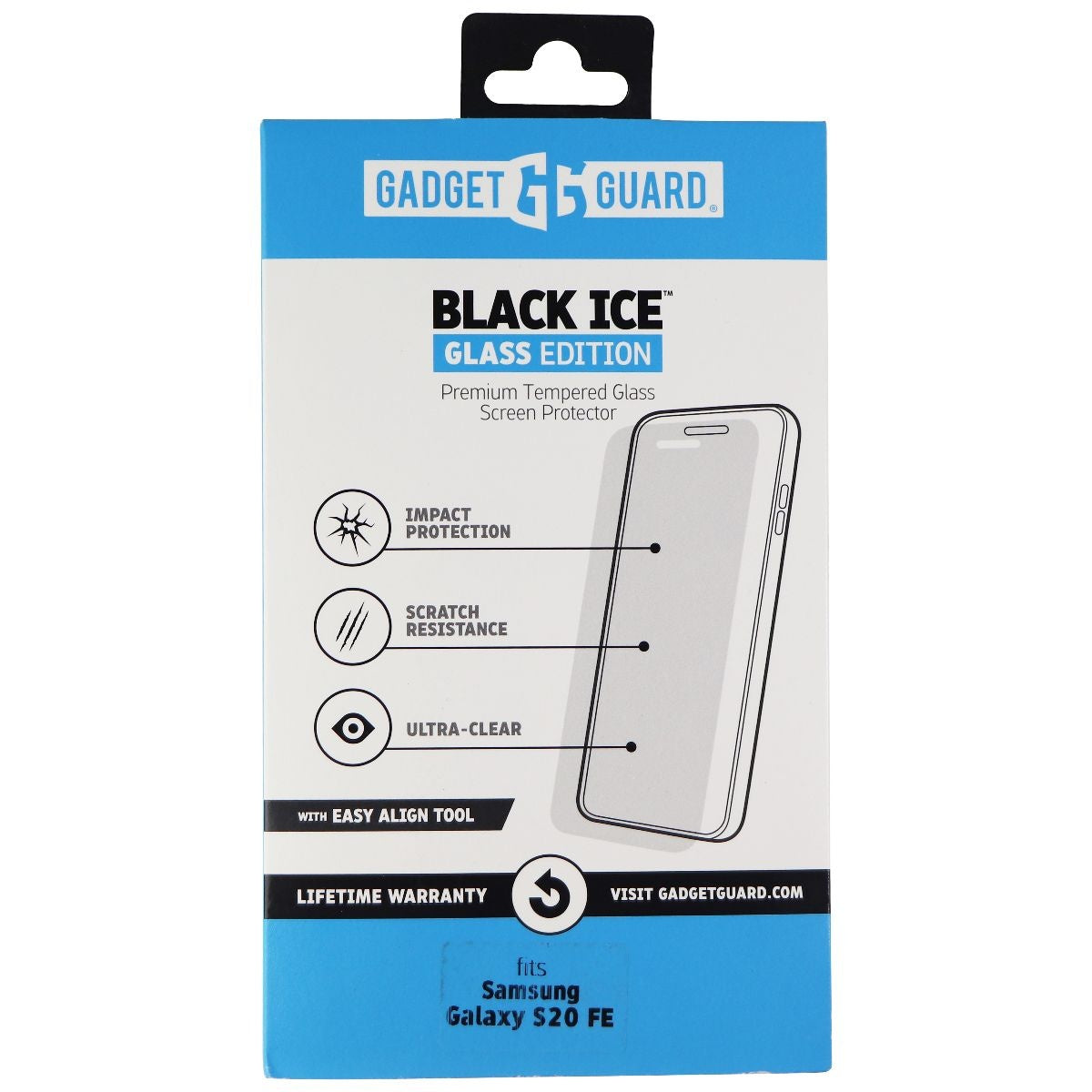 Gadget Guard Black Ice Screen Protector for Samsung Galaxy S20 FE - Clear Cell Phone - Screen Protectors Gadget Guard - Simple Cell Bulk Wholesale Pricing - USA Seller