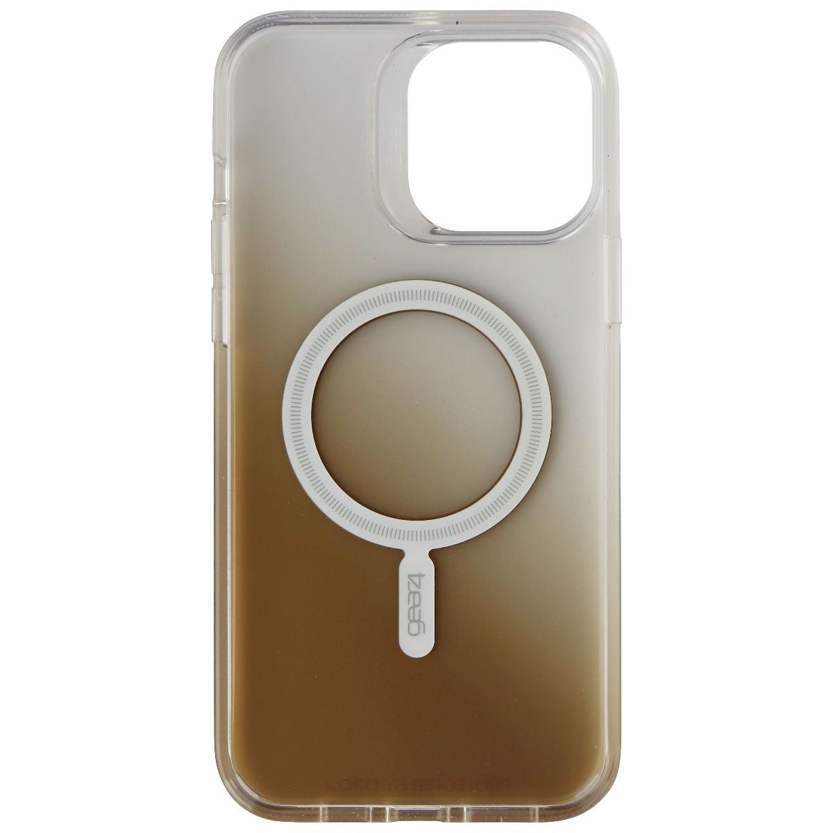 ZAGG Milan Snap Case for MagSafe for Apple iPhone 13 Pro Max - Gold/Clear