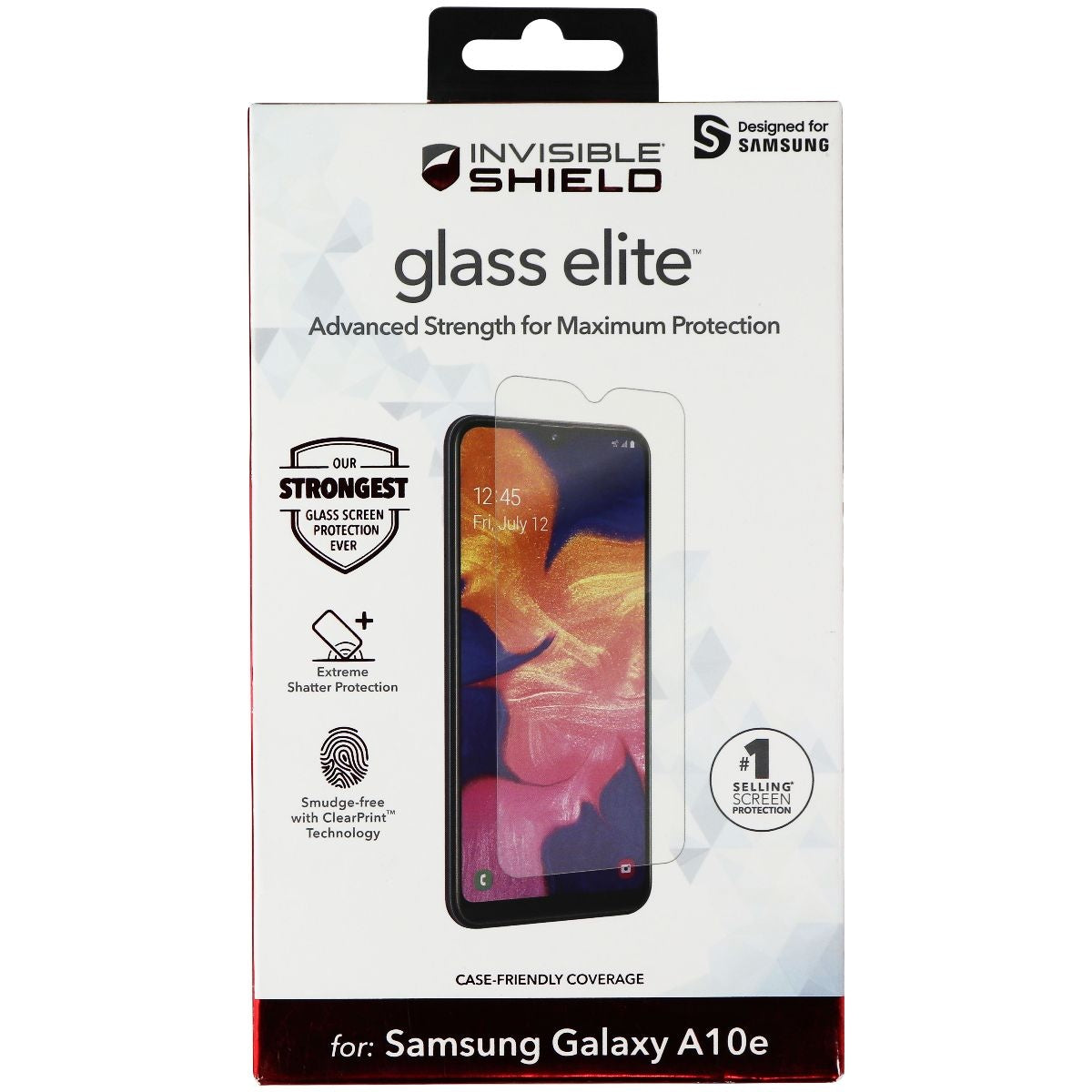 ZAGG InvisibleShield Glass Elite Screen Protector for Samsung Galaxy A10e Cell Phone - Screen Protectors Zagg - Simple Cell Bulk Wholesale Pricing - USA Seller