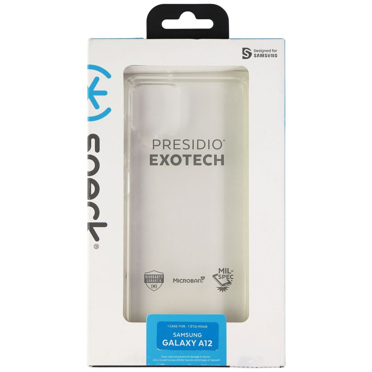 Speck Presidio ExoTech Series Case for Samsung Galaxy A12 - Clear