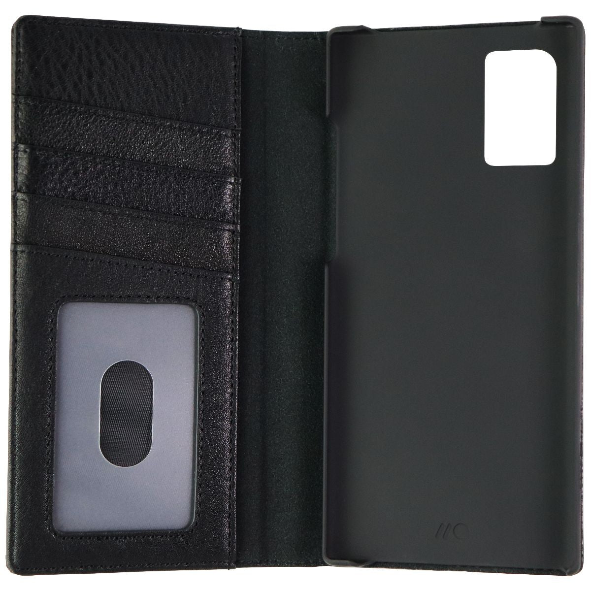 Case-Mate Genuine Leather Wallet Folio Case for Galaxy (Note10+) - Black