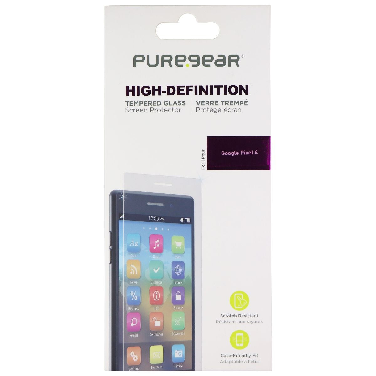 PureGear High-Definition Tempered Glass for Google Pixel 4 - Clear Cell Phone - Screen Protectors PureGear - Simple Cell Bulk Wholesale Pricing - USA Seller