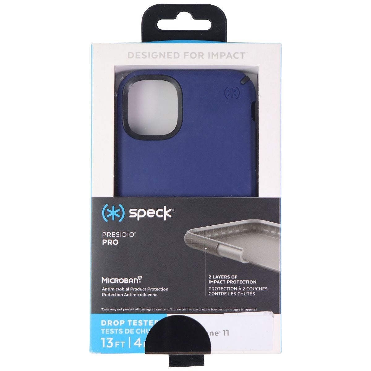 Speck Presidio Pro Case for Apple iPhone 11 - Coastal Blue / Black Cell Phone - Cases, Covers & Skins Speck - Simple Cell Bulk Wholesale Pricing - USA Seller