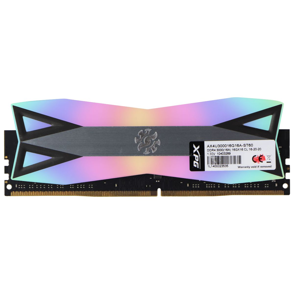 Adata XPG 16GB RAM Memory DDR4 3000MHz (Model: AX4U300016G16A-ST60) Computer Parts - Memory (RAM) ADATA - Simple Cell Bulk Wholesale Pricing - USA Seller