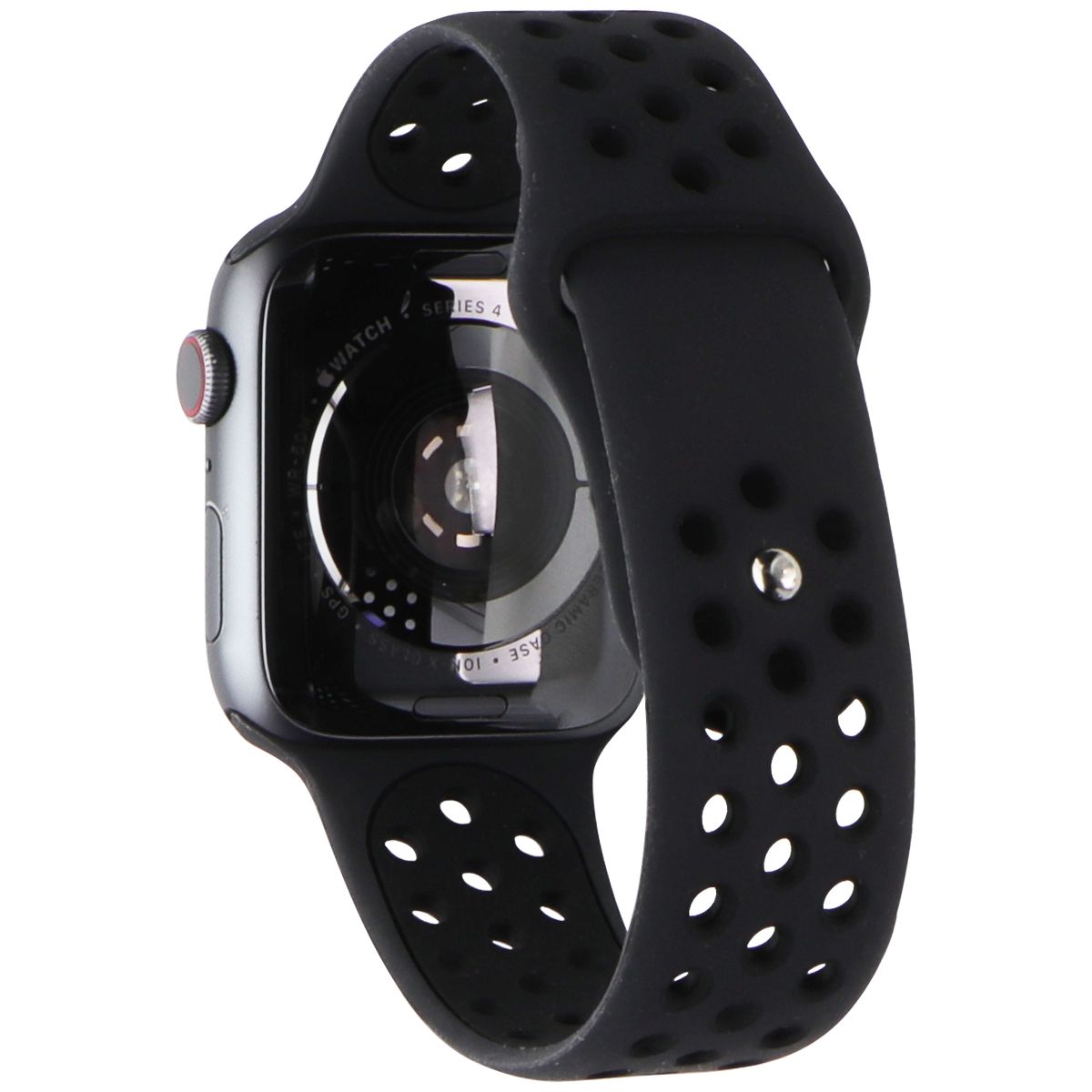The Apple Watch Nike+ Series 4 (44mm) A1976 Gray AL w/ Black Sport Loop Band Smart Watches Apple - Simple Cell Bulk Wholesale Pricing - USA Seller