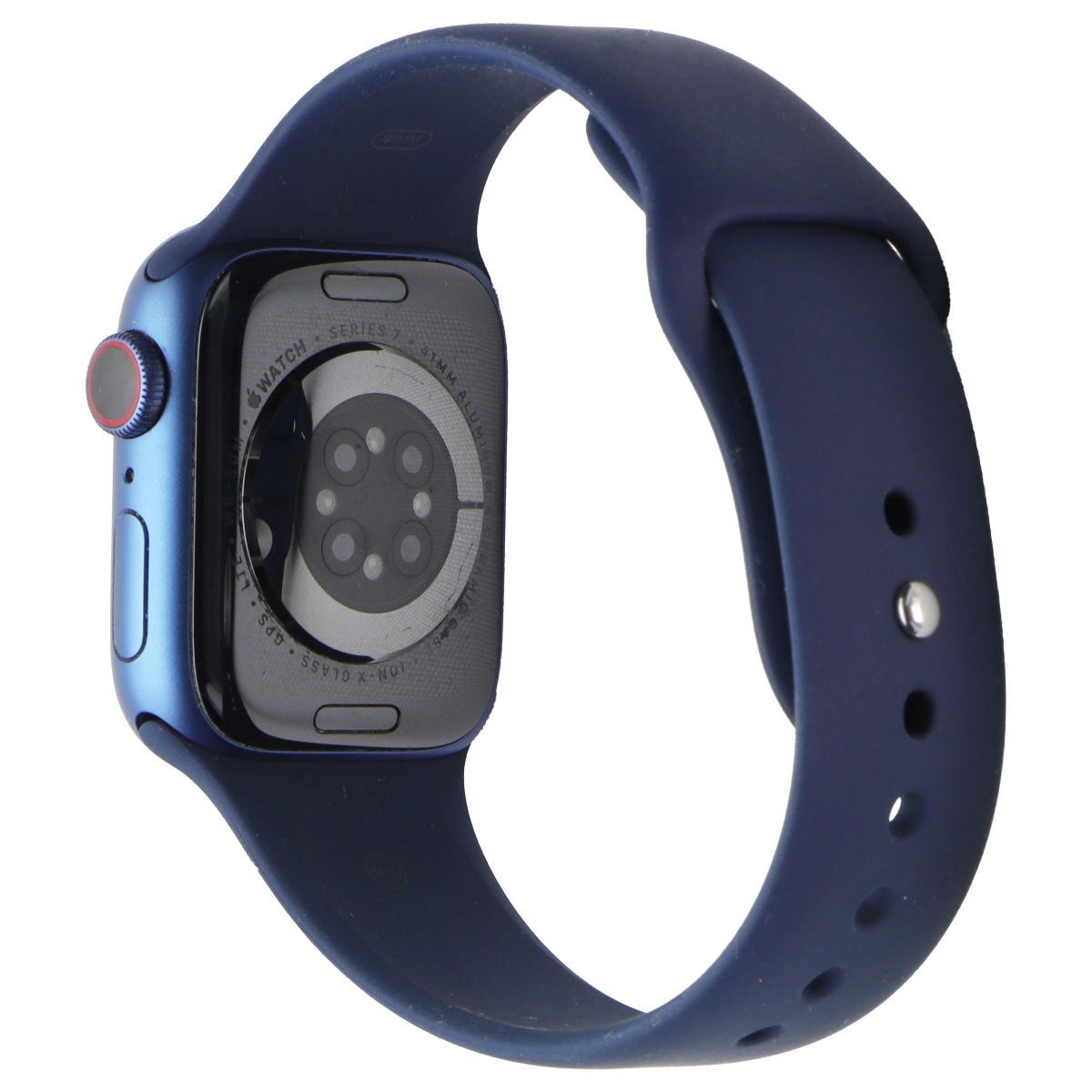 Apple Watch Series 7 (A2476) (GPS+LTE) 41mm - Blue Aluminum/Blue Sport Band Smart Watches Apple - Simple Cell Bulk Wholesale Pricing - USA Seller