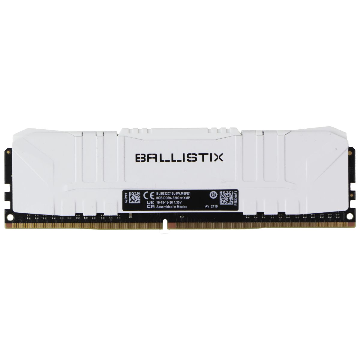 Ballistix (8GB) DDR4-3200 1Rx8 Desktop RAM DIMM CL16 BL8G32C16U4W Computer Parts - Memory (RAM) Crucial Ballistix - Simple Cell Bulk Wholesale Pricing - USA Seller