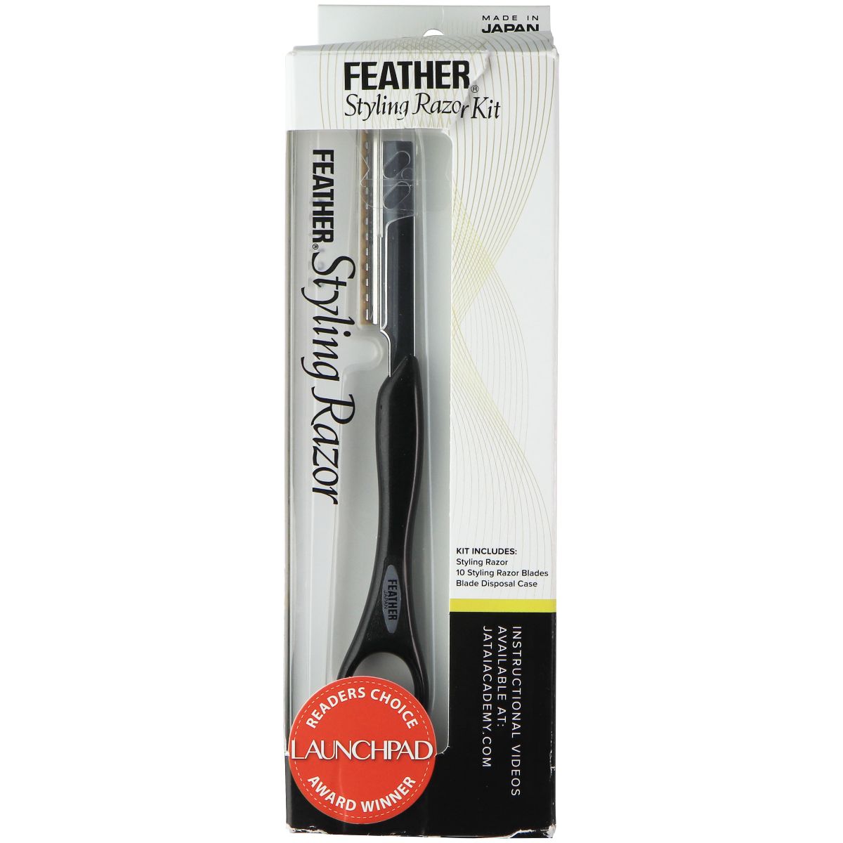Feather Styling Razor Kit - Black / Silver Home Decor - Other Home Items Feather - Simple Cell Bulk Wholesale Pricing - USA Seller